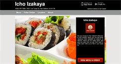 Desktop Screenshot of ichoizakaya.com